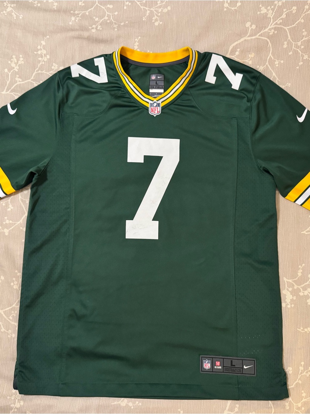 NFL Green Bay Packers Walker No. 7 Men’s Jersey